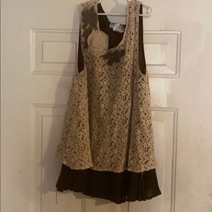 Lady Noiz lace shirt size large